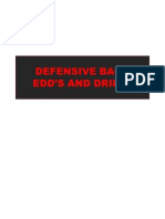 Defensive Back Edd's and Drills