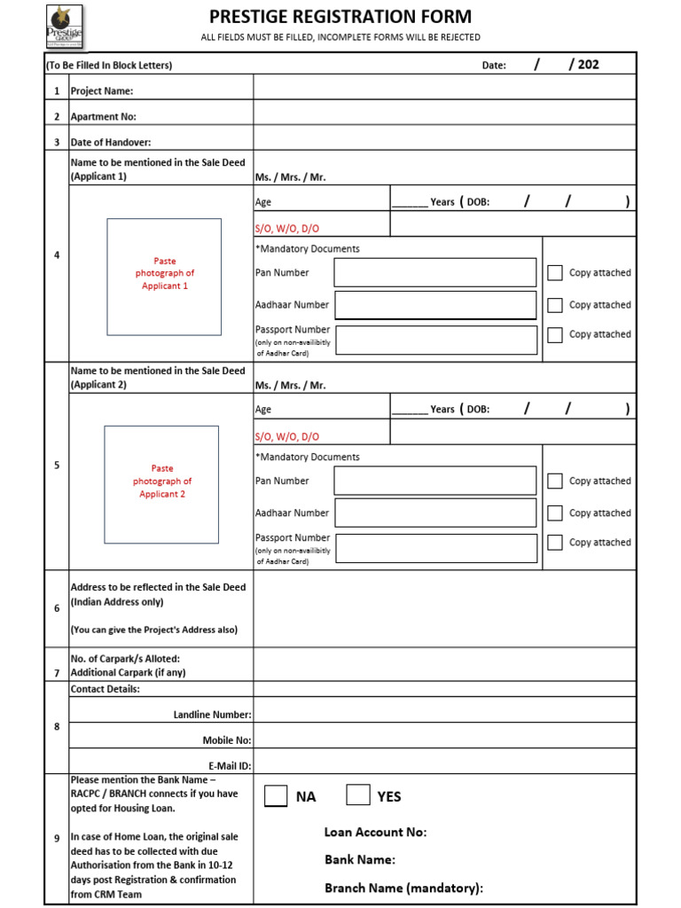 Registration form kaveri 2 0 pdf cheque