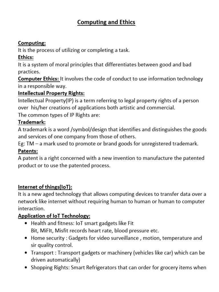 Computing And Ethics Pdf Free Software Proprietary Software
