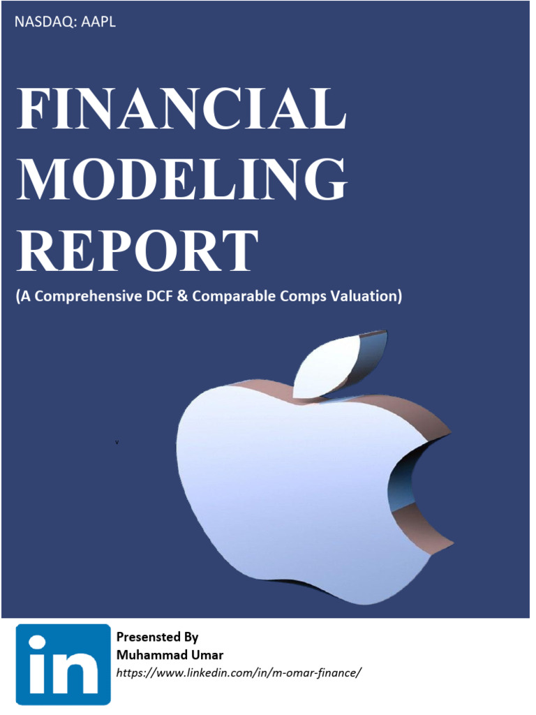 Apple Inc. Financial Modeling Report | PDF | Book Value | Valuation ...