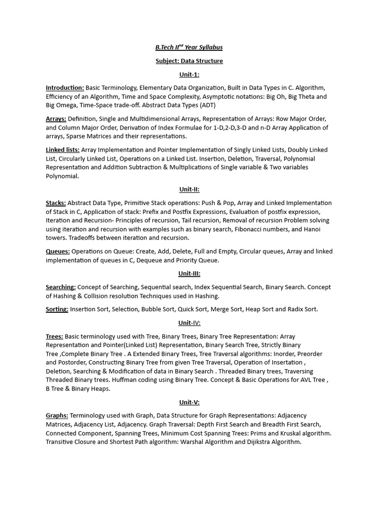 B.Tech 2nd Year Syllabus | PDF | Group (Mathematics) | Bootstrap (Front ...