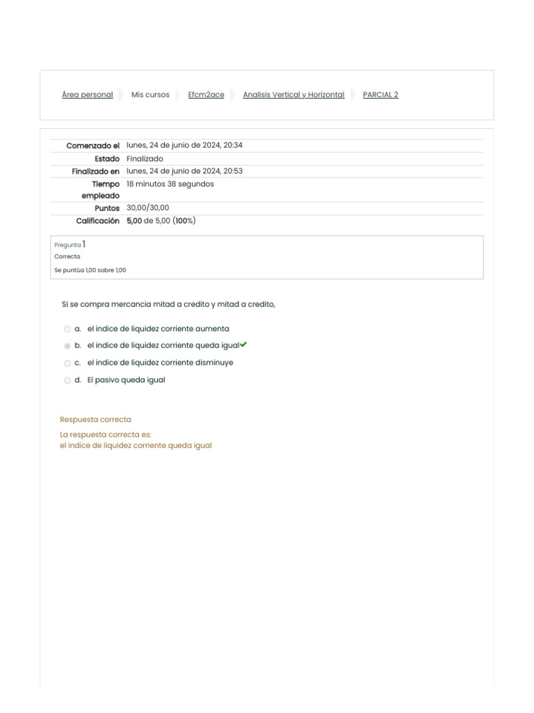 Parcial 2 Finanzas Pdf Capital De Trabajo Business