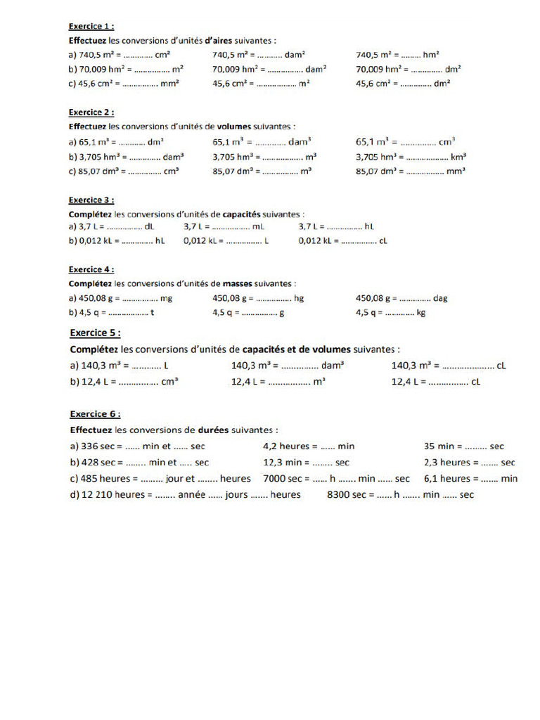 Conversions | PDF