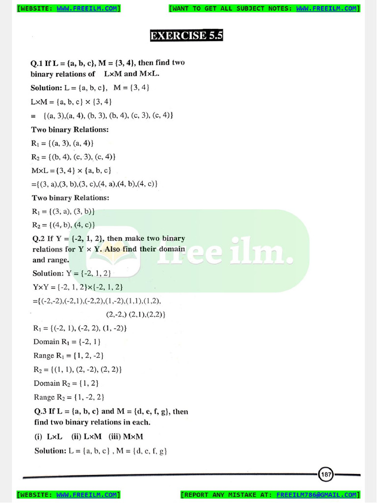 10th Maths Chap5 Ex 5.5 2 | PDF