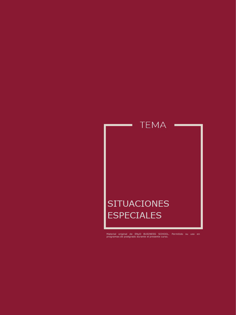 DIREST MBA - 6 - Situaciones Especiales | PDF | Mercado (economía ...