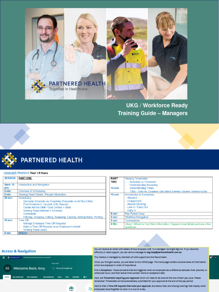UKG Workforce Ready Manager Guide | PDF | Overtime | Icon (Computing)