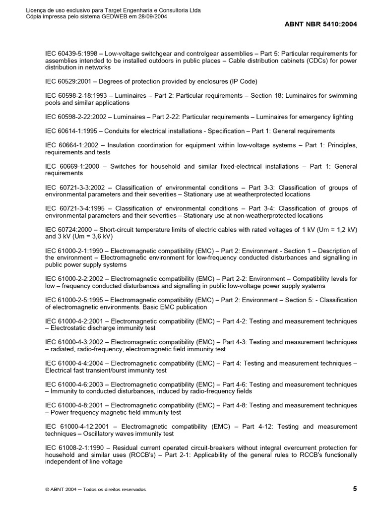 IEC Standards for Electrical Installations | PDF | Electromagnetic ...
