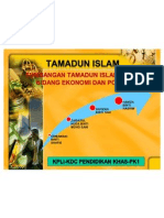 Sumbangan Tamadun Islam DLM Ekonomi & Politik