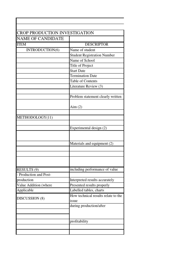 Crop Production Mark Scheme | PDF | Parameter (Computer Programming ...