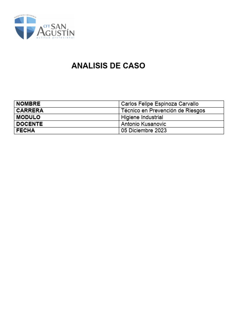 Examen higiene industrial pdf ruido higiene ocupacional