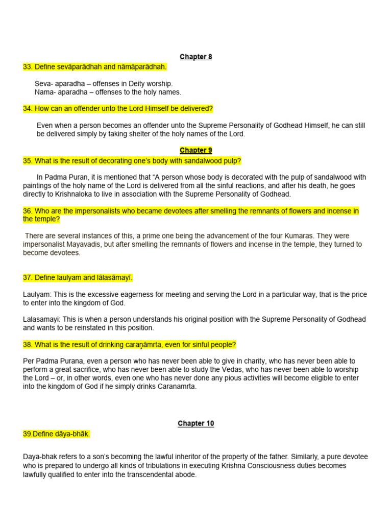 Chapter 8 & 9 NOD | PDF
