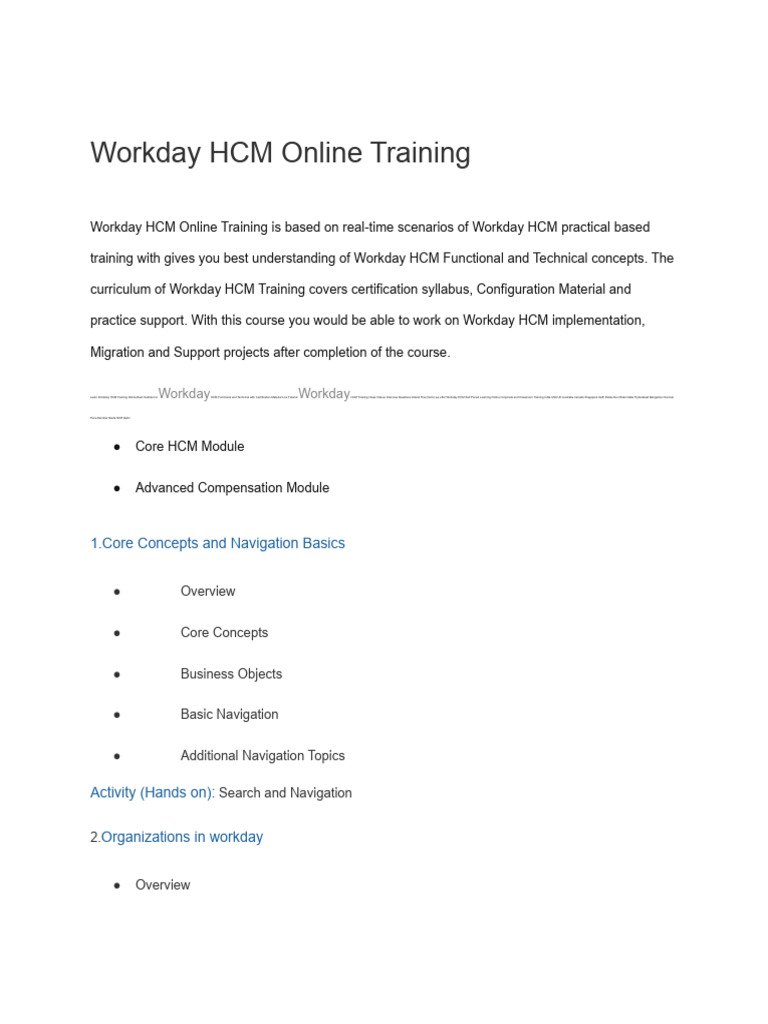 Workdayhcmonlinetraining 220411035218 | PDF | Educational Technology ...