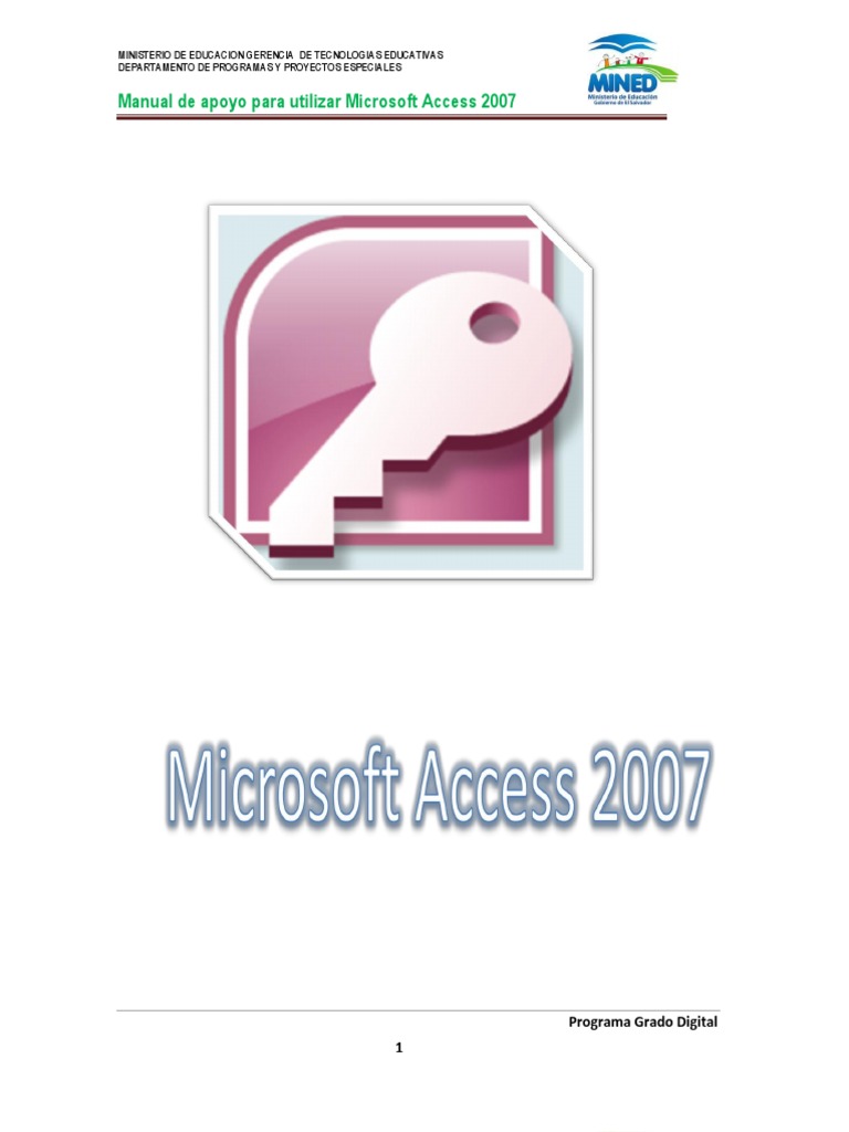Manual Access 2007 | PDF