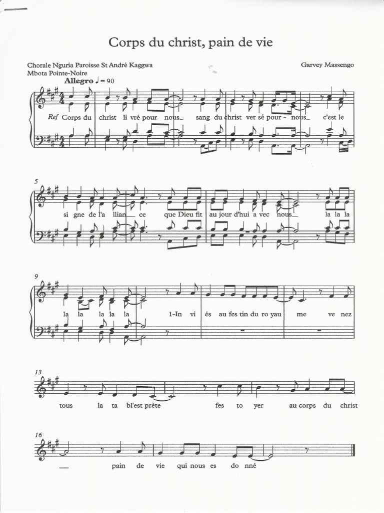 Corps Du Christ Pdf