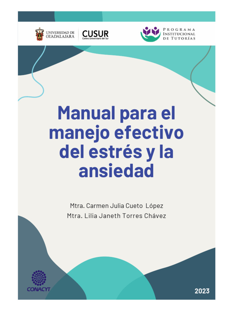 Manual para El Manejo Efectivo Del Estrés y La Ansiedad | PDF | Las ...