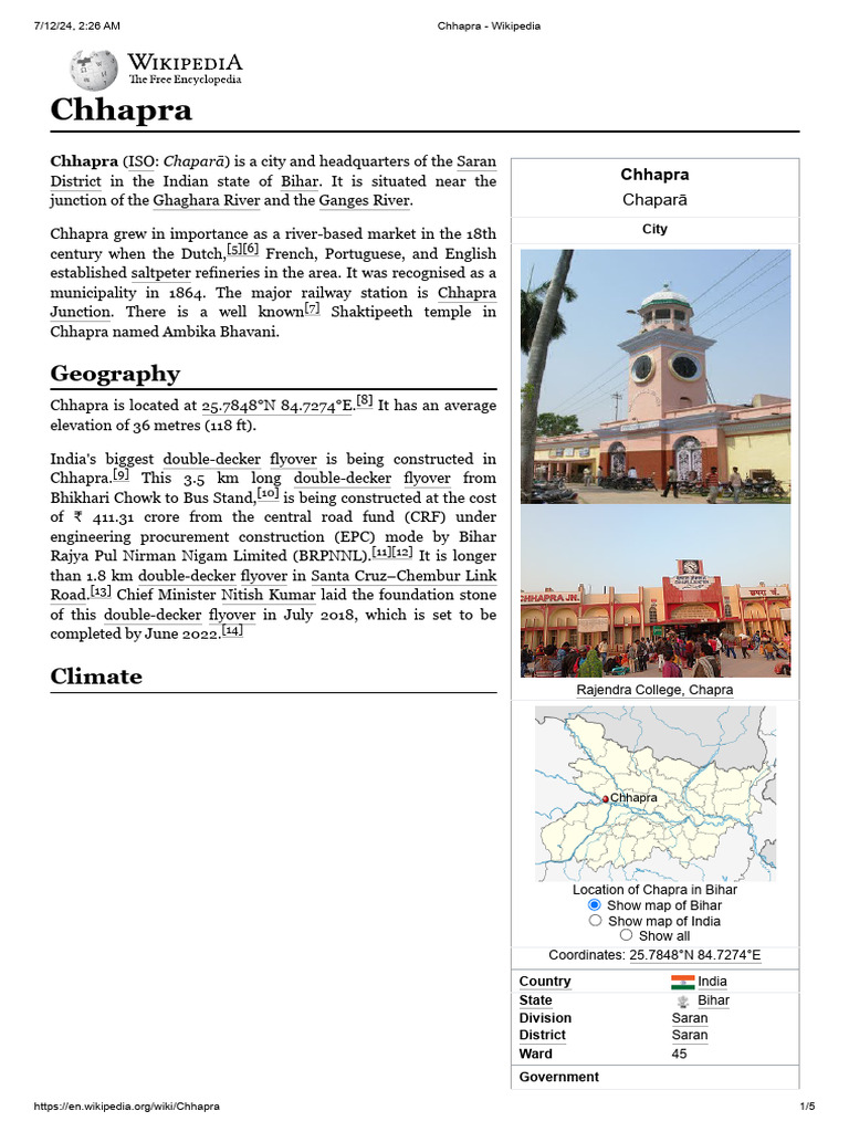Chhapra | PDF