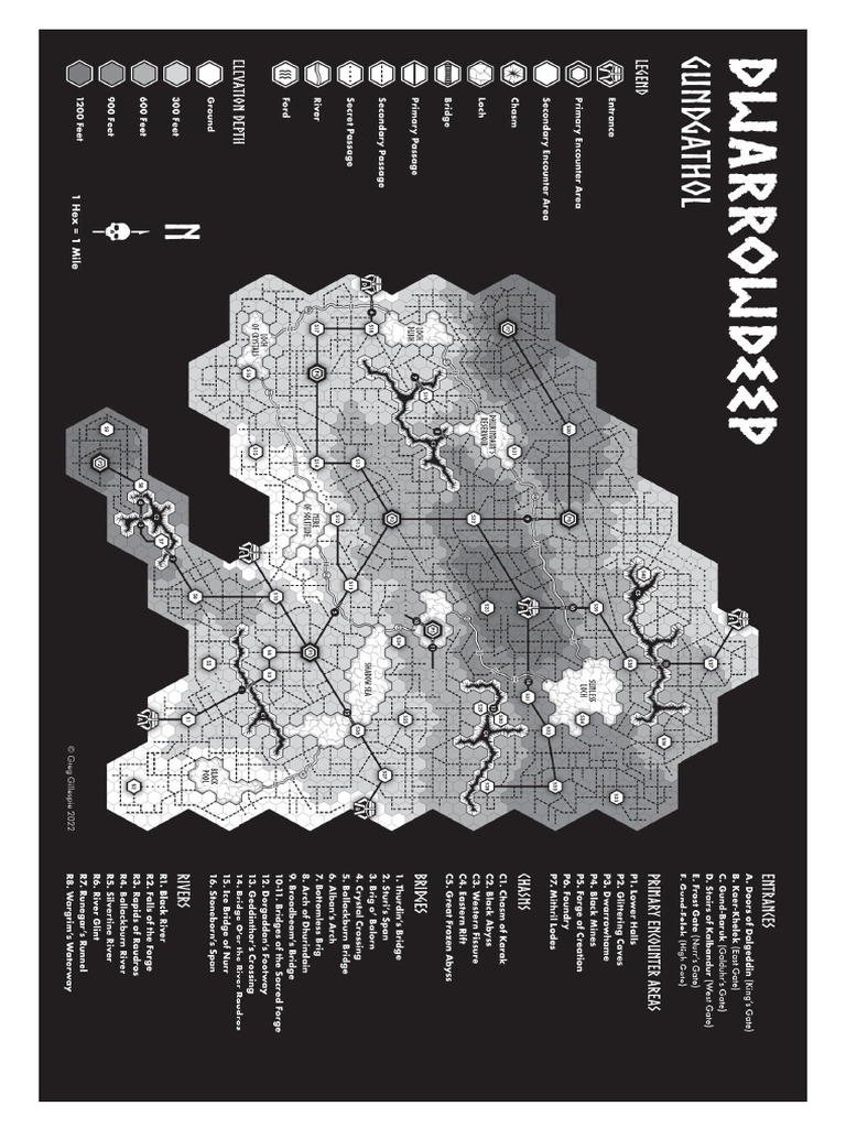 Dwarrowdeep Map2 | PDF