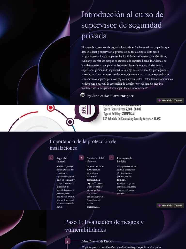 Curso de Supervisor de Seguridad Privada | PDF | La seguridad ...