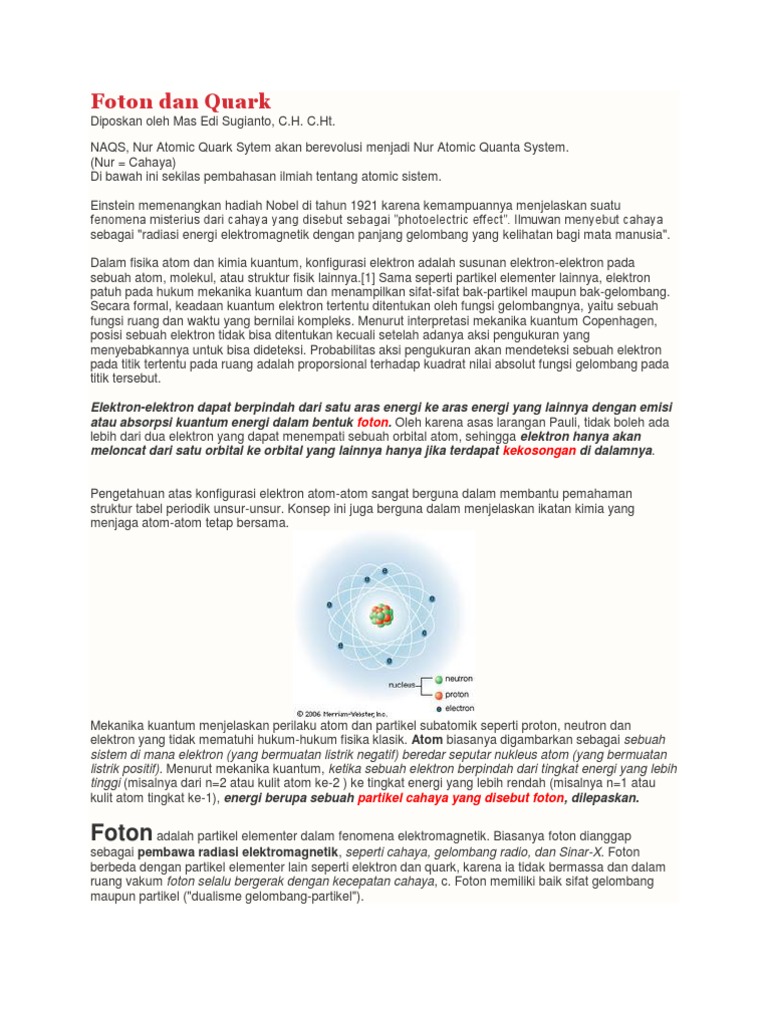 Foton Dan Quark | PDF