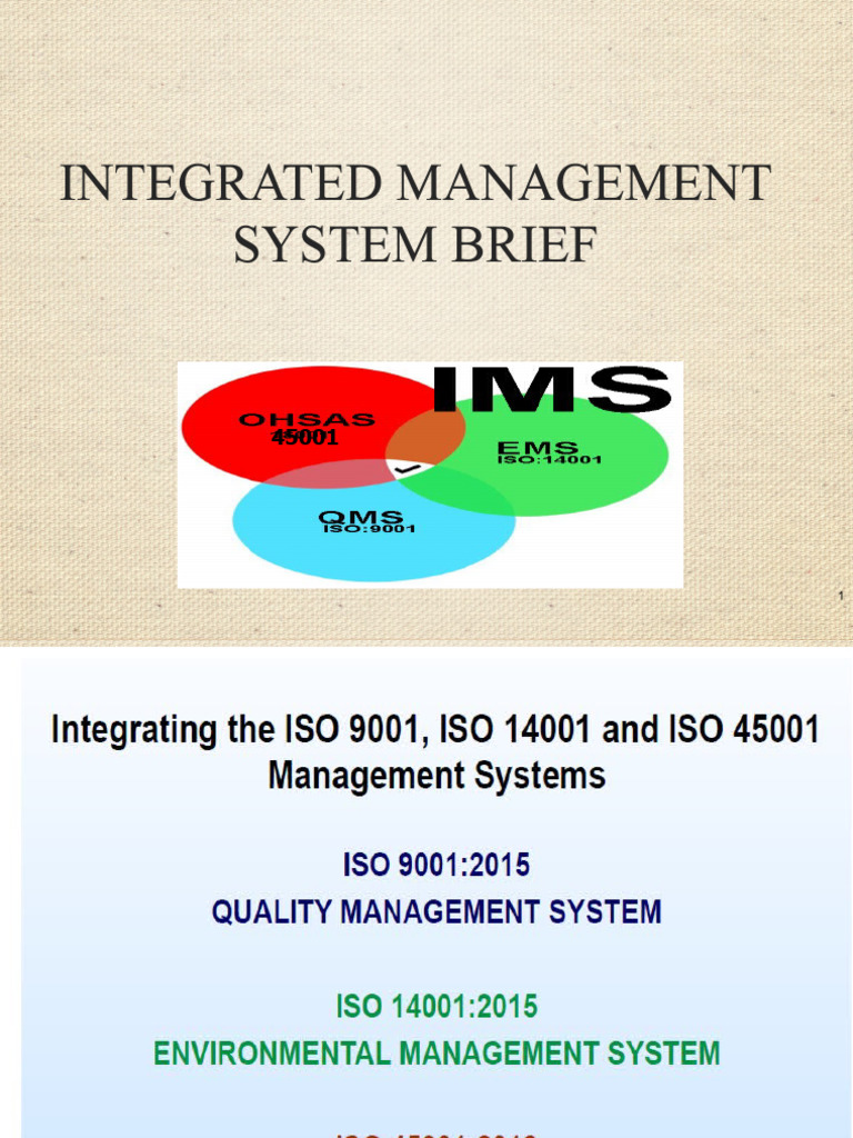 Integrated Management System Overview | PDF | Iso 9000 | Supply Chain