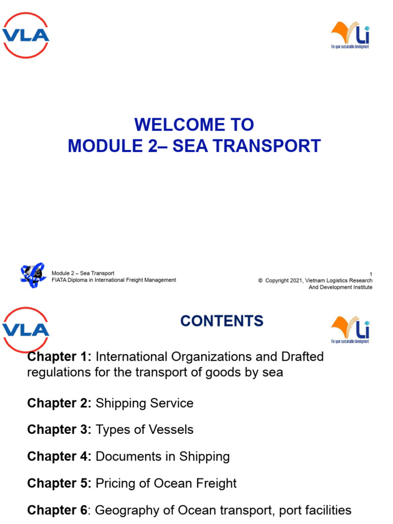 PPT M02 Sea Transport | PDF | Cargo