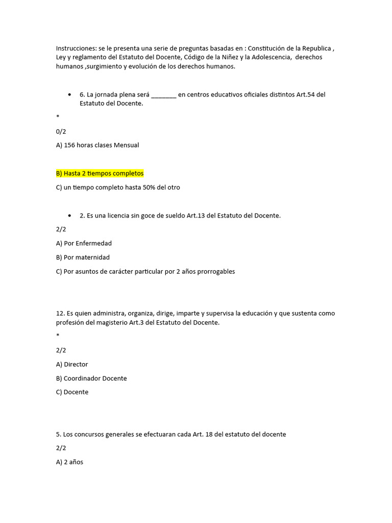 Concurso Docente | PDF | Honduras | Documento de identidad
