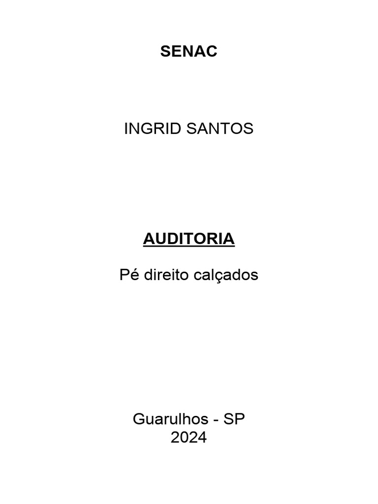 Relatório de Auditoria Interna 2024 | PDF | ISO 9000