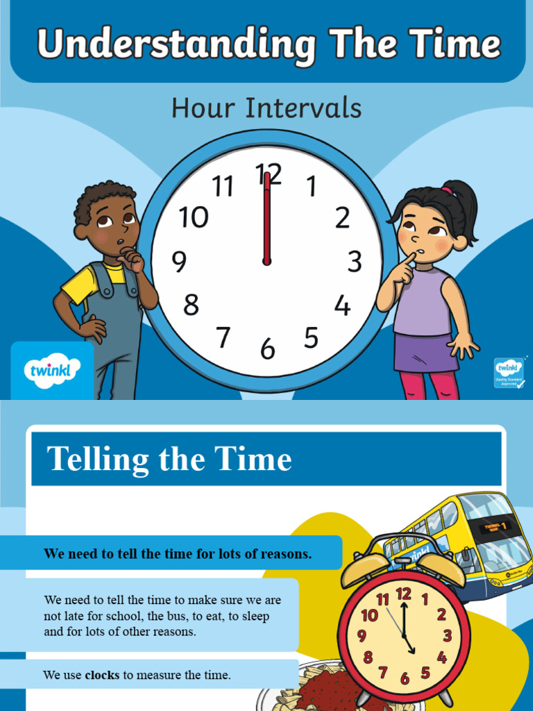 Roi Ms 415 Understanding The Time Hour Intervals Ver 2 | PDF | Clock | Hour