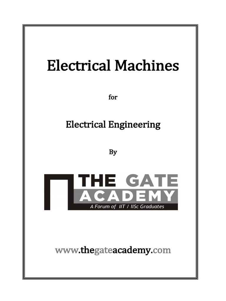 Electrical Machines Pdf Transformer Inductor
