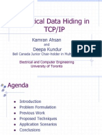 Practical Data Hiding in Tcp/Ip: Kamran Ahsan Deepa Kundur