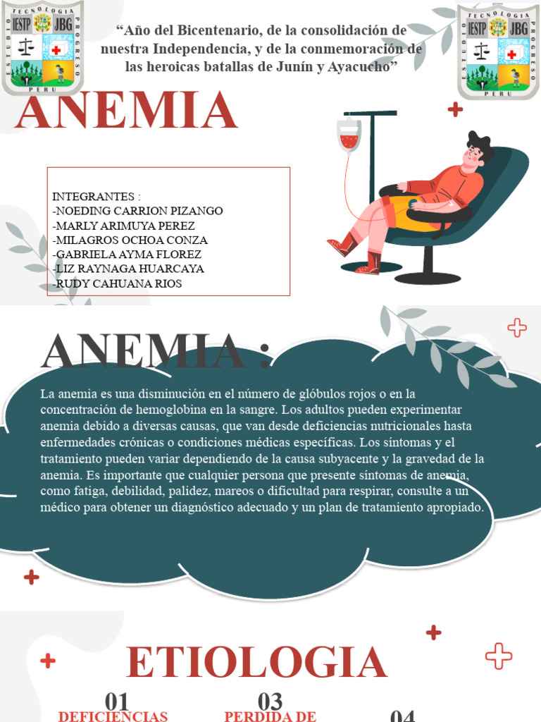 Causas y diagnóstico de la anemia | PDF | Anemia | Glóbulo rojo
