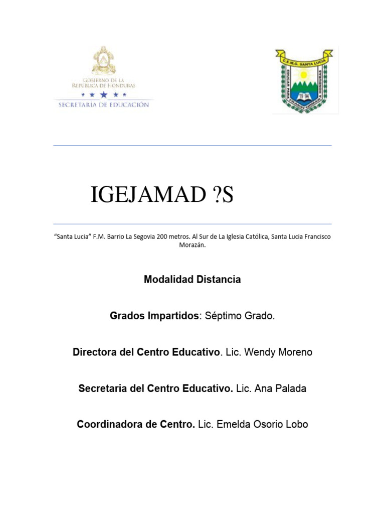 Cuadernillo De Septimo Grado Mayo Pdf