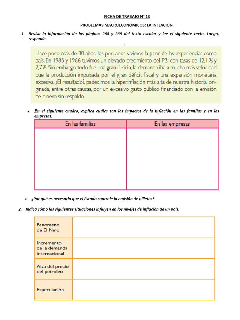 4 FICHA 13 CC.SS - QUINTO | PDF