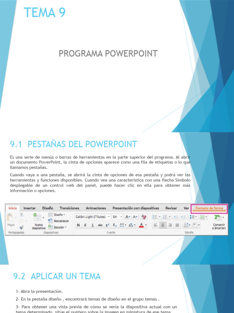 TEMA 9 PROGRAMA POWER POINT 5to de Sec. | Descargar gratis PDF ...