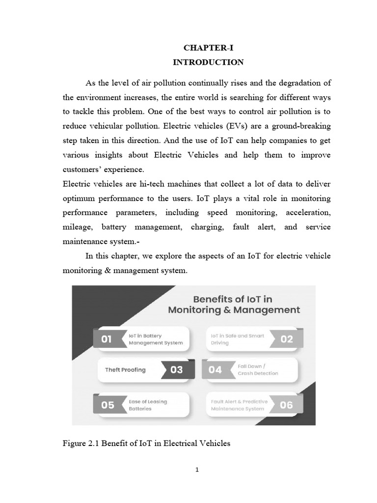 IoT Solutions for Electric Vehicle Management | PDF | Internet Of ...