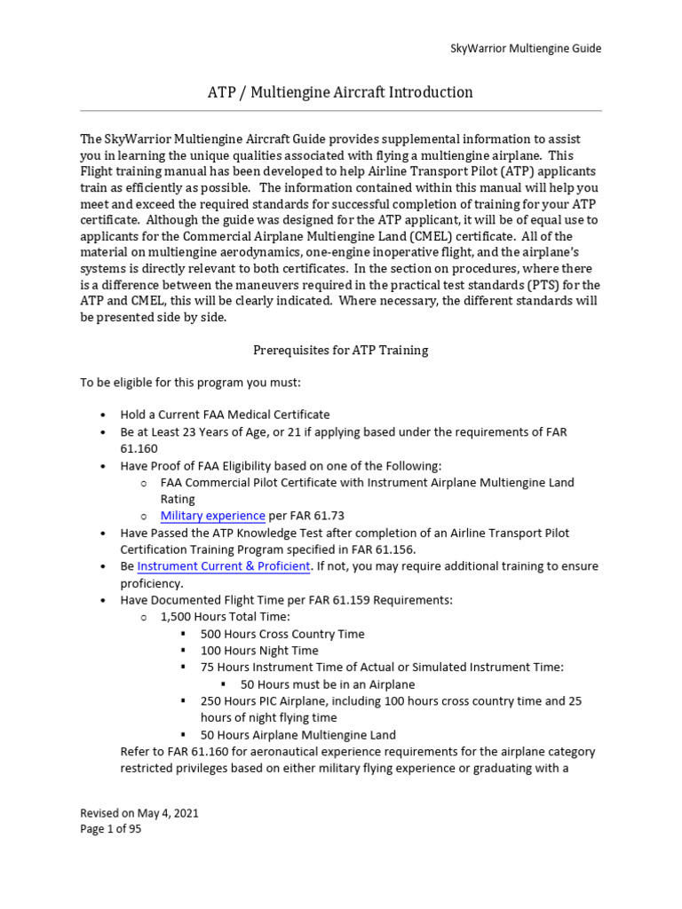 Multi engine guide 04may2021 pdf flight control surfaces aircraft