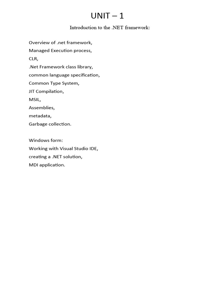 Unit 1 | PDF | Compiler | Class (Computer Programming)