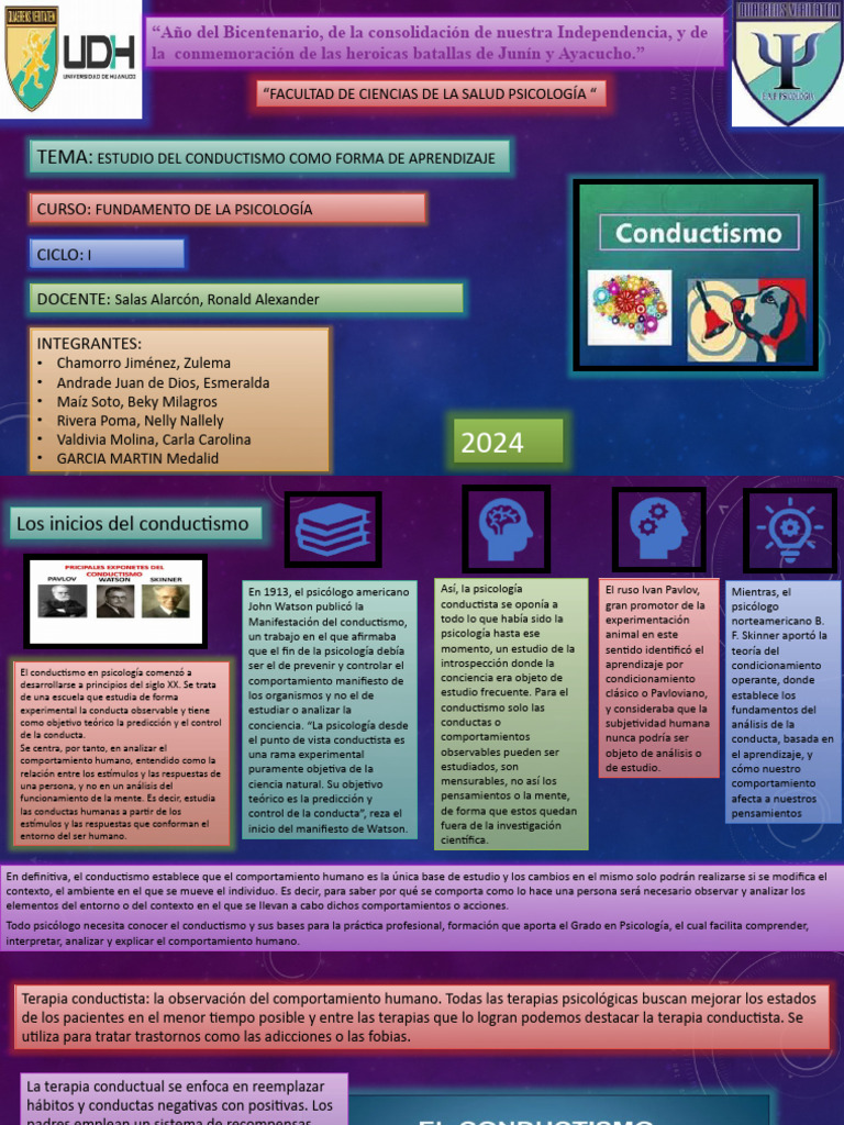 Tercera tarea fun 1 descargar gratis pdf behaviorismo comportamiento