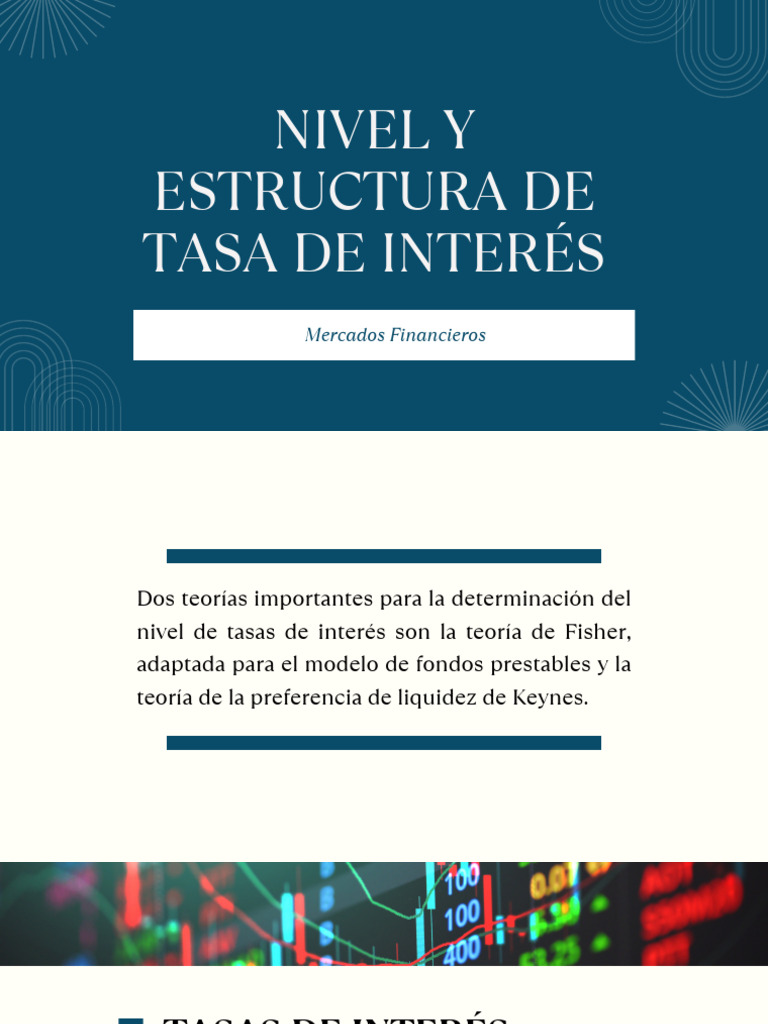 Teorías del Interés y su Estructura | PDF | Tasas de interés | Interés