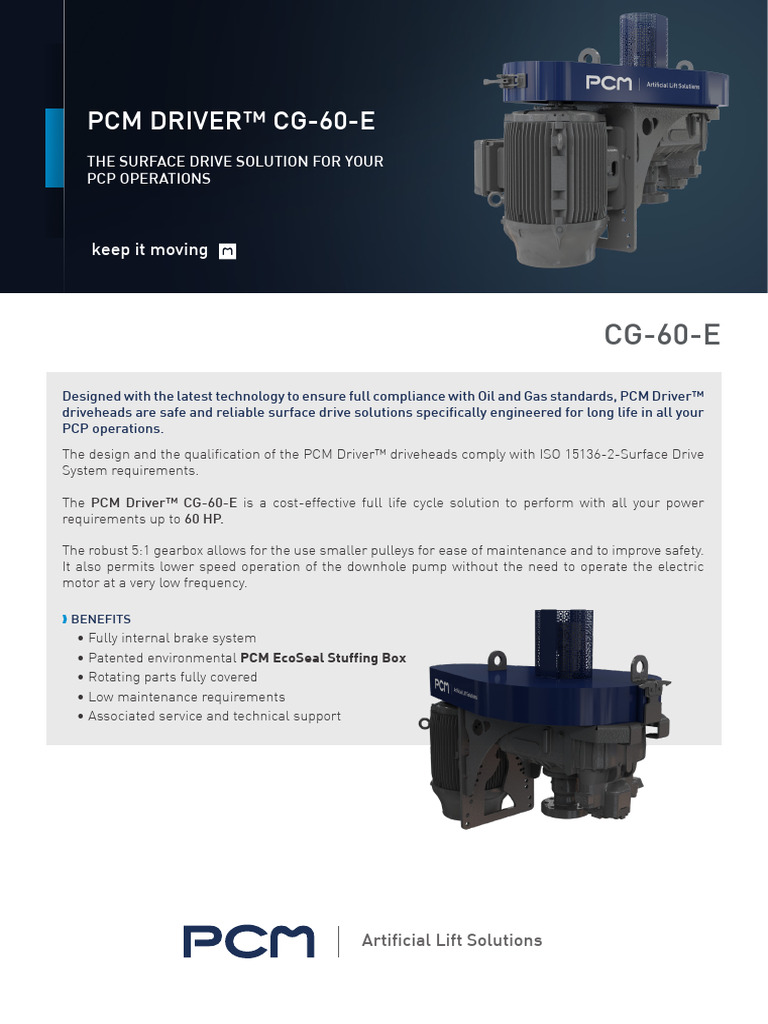 PS - Og - PCM Driver Cg-60-E - en - C - 0 | PDF | Belt (Mechanical ...