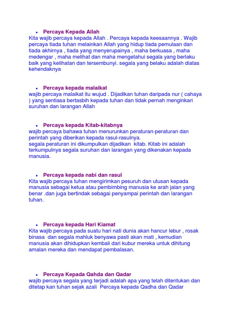 Blog Maksud Rukun Iman Pdf