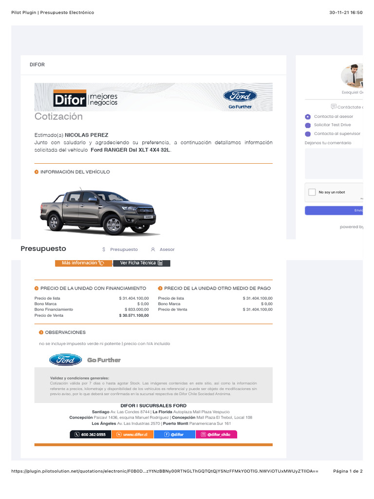 Ford Ranger | PDF