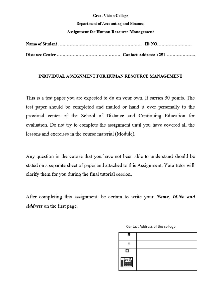 Assignment For Human Resource Management | PDF | Employment | Creativity