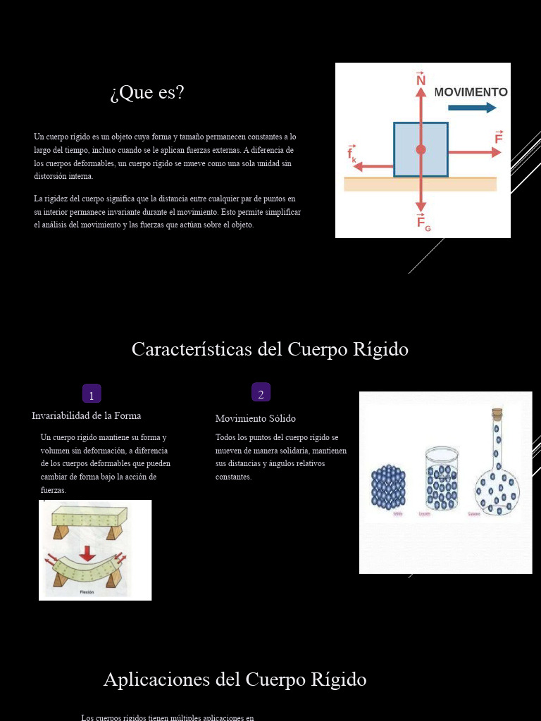 Cuerpo Rígido: Definición y Dinámica | PDF | Fuerza | Esfuerzo de torsión