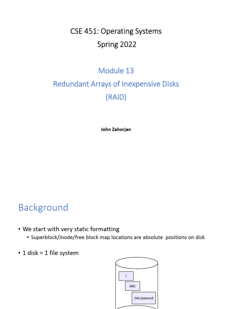 14 Raid | PDF | Hard Disk Drive | File System