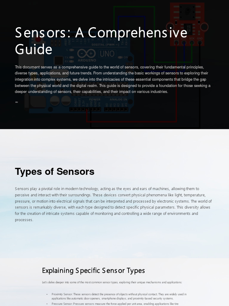 Types of Sensors Explained | PDF | Sensor | Internet Of Things