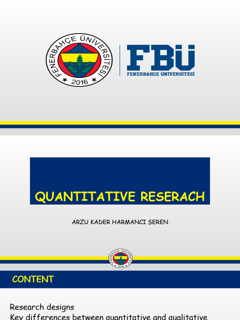 Understanding Quantitative Research Designs | PDF | Causality | Bias