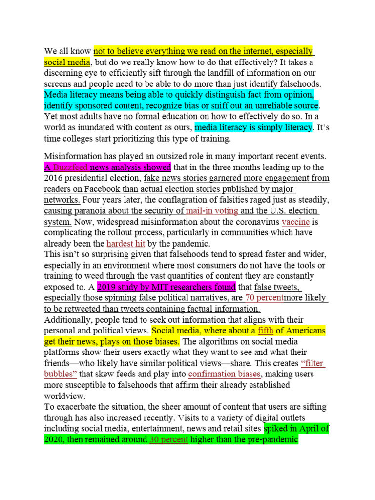 Annotation Example | Download Free PDF | Social Media | Popular Culture ...