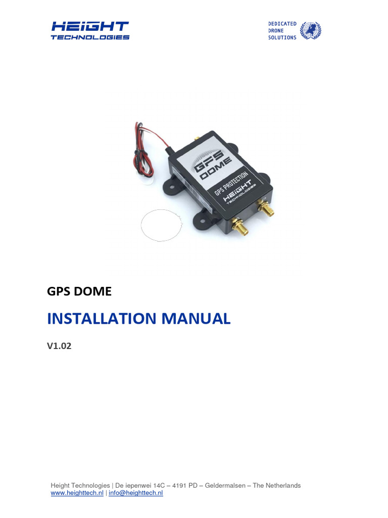 HT DOME 1.0 Installation Manual | PDF | Antenna (Radio) | Electrical ...
