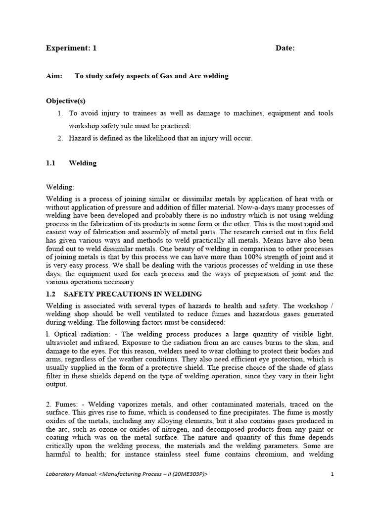 Welding Safety Guidelines and Practices | PDF | Welding | Construction